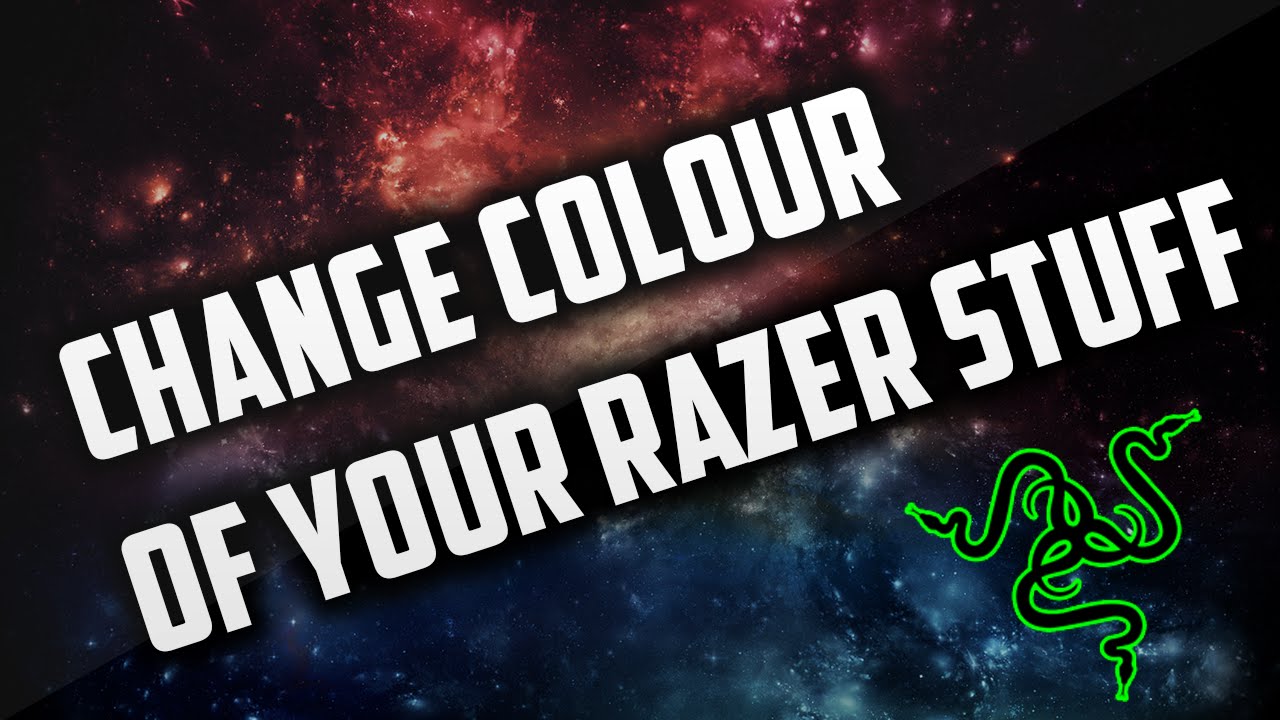 Razer deathadder mouse color changer